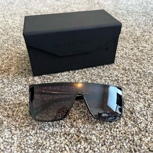 Quay Australia Matte Black Eyewear Case (Two Sunglasses Included)